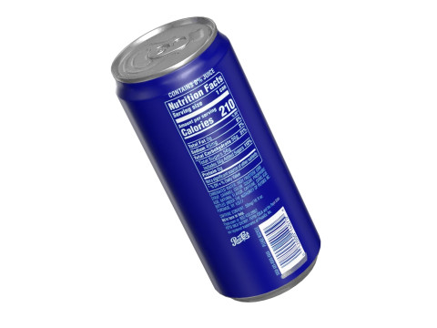Pepsi Drink Can Sleek 270ml PBR 05 Model 3D