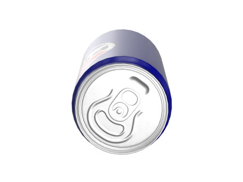 Pepsi Drink Can Sleek 270ml PBR 05 Model 3D