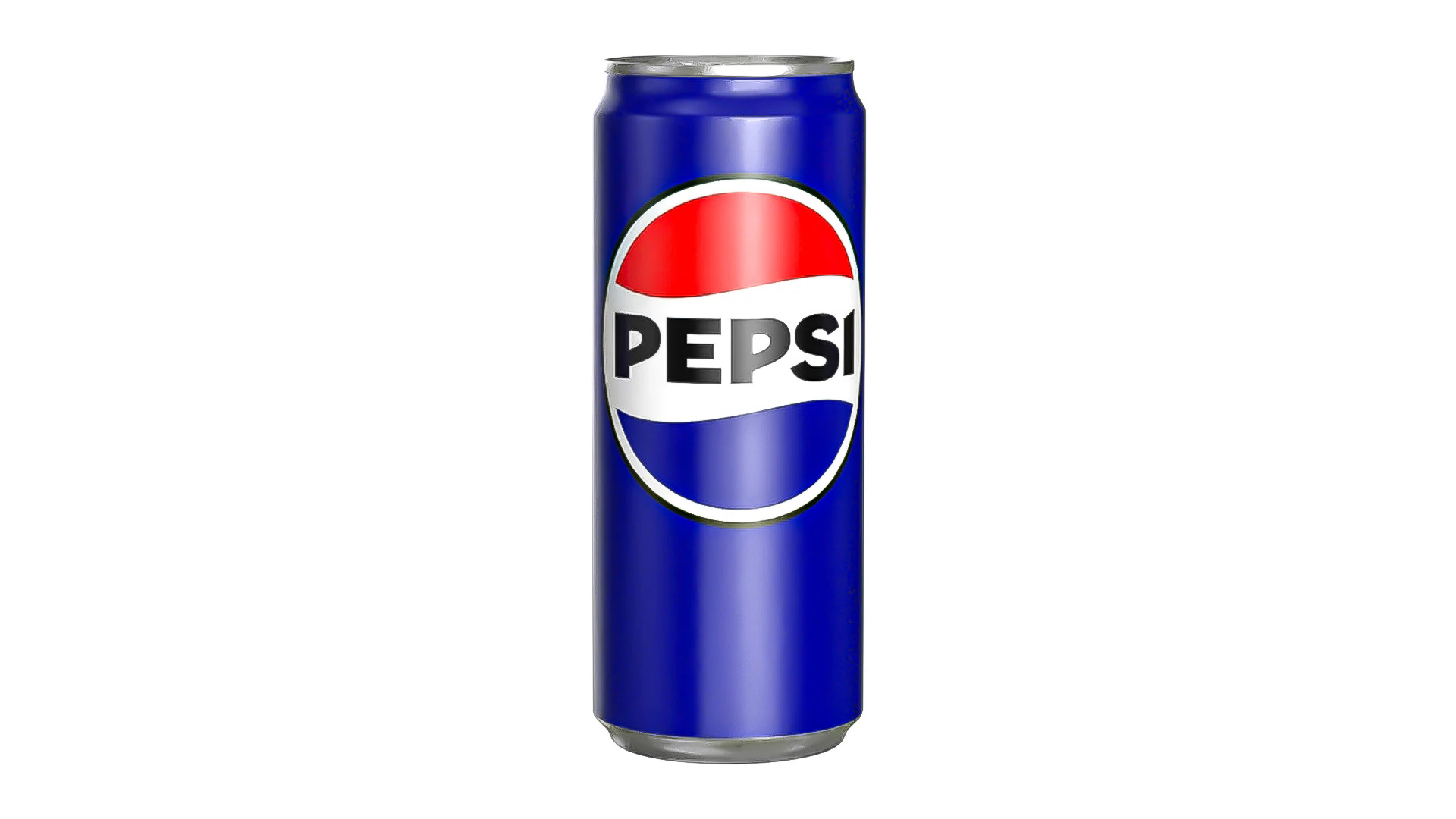 Pepsi Drink Can Sleek 310ml PBR 06 3D Model .c4d .max .obj .3ds .fbx .stl .blend 
