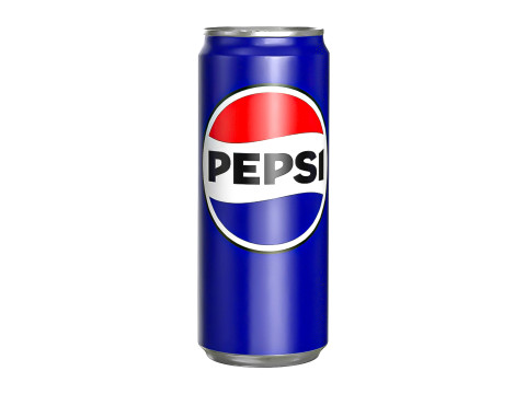 Pepsi Drink Can Sleek 310ml PBR 06 3D Модель