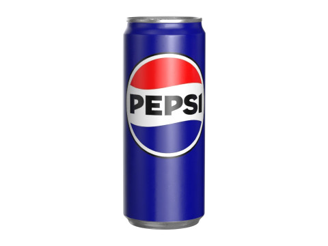 Pepsi Drink Can Sleek 310ml PBR 06 3D-Modell