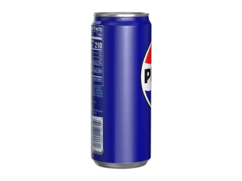 Pepsi Drink Can Sleek 310ml PBR 06 3D Model