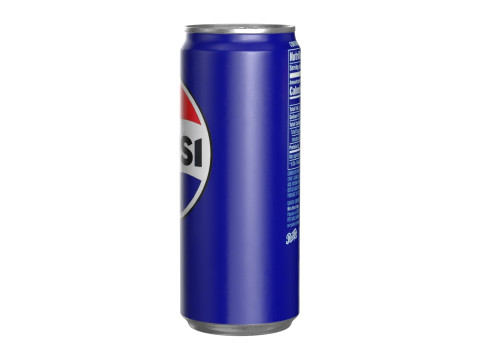 Pepsi Drink Can Sleek 310ml PBR 06 3D-Modell