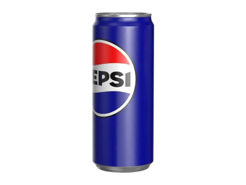 Pepsi Drink Can Sleek 310ml PBR 06 3D-Modell