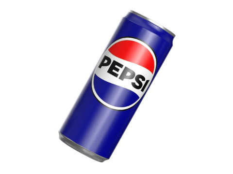 Pepsi Drink Can Sleek 310ml PBR 06 3D-Modell