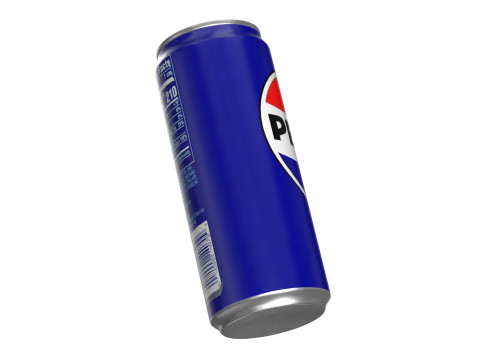Pepsi Drink Can Sleek 310ml PBR 06 3D-Modell