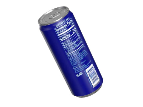 Pepsi Drink Can Sleek 310ml PBR 06 3D Model