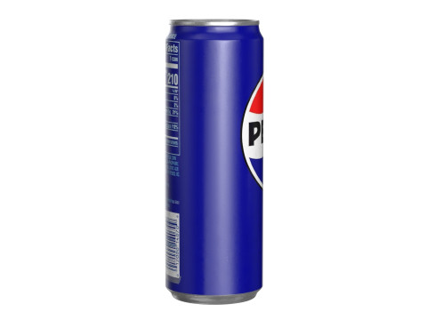Pepsi Drink Can Sleek 355ml PBR 08 3D Model