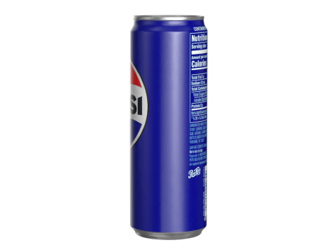 Pepsi Drink Can Sleek 355ml PBR 08 3D Model