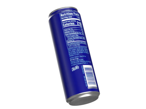 Pepsi Drink Can Sleek 355ml PBR 08 3D Model
