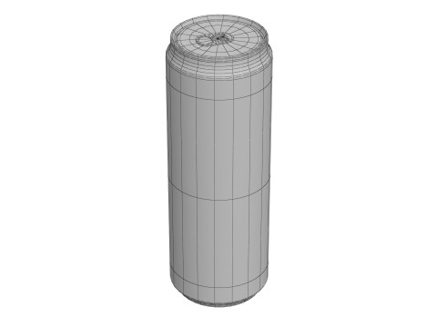 Pepsi Drink Can Sleek 355ml PBR 08 3D Model