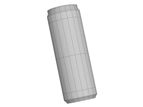 Pepsi Drink Can Sleek 355ml PBR 08 3D Model
