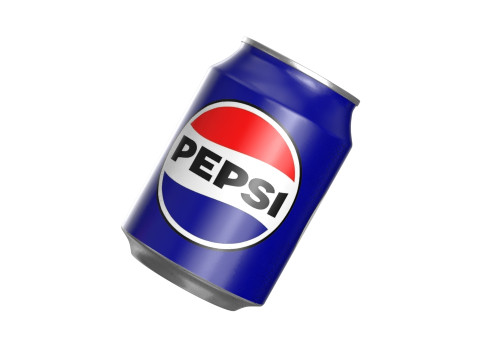 Pepsi Drink Can 250ml PBR 09 3D 模型