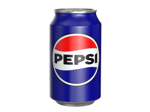 Pepsi Drink Can 330ml PBR 10 3D Model