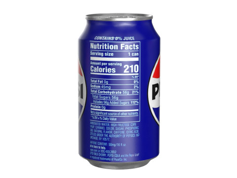 Pepsi Drink Can 330ml PBR 10 3D Model