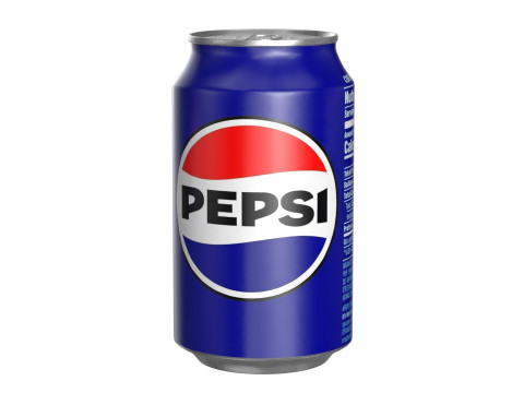 Pepsi Drink Can 330ml PBR 10 3D Model