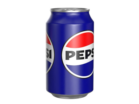 Pepsi Drink Can 330ml PBR 10 3D Model