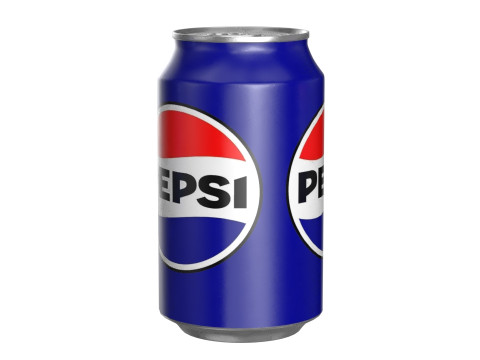 Pepsi Drink Can 330ml PBR 10 3D Model
