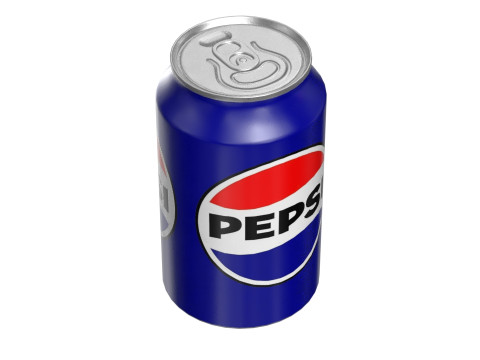 Pepsi Drink Can 330ml PBR 10 3D Model