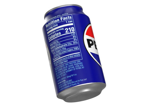 Pepsi Drink Can 330ml PBR 10 3D Model