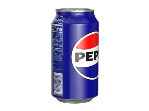 Pepsi Drink Can 355ml PBR 11 3D Model