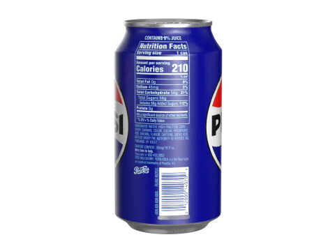 Pepsi Drink Can 355ml PBR 11 3D Модель