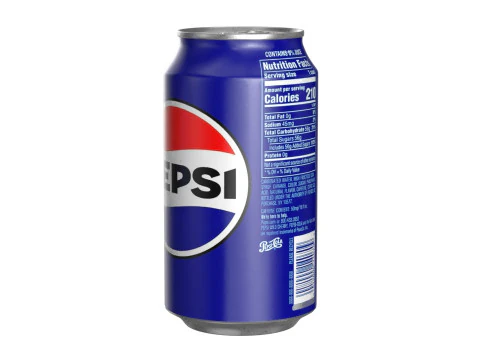 Pepsi Drink Can 355ml PBR 11 3D Model