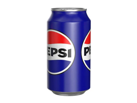 Pepsi Drink Can 355ml PBR 11 3D Model