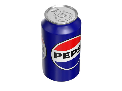 Pepsi Drink Can 355ml PBR 11 3D Модель