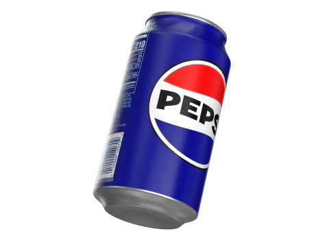 Pepsi Drink Can 355ml PBR 11 3D Model