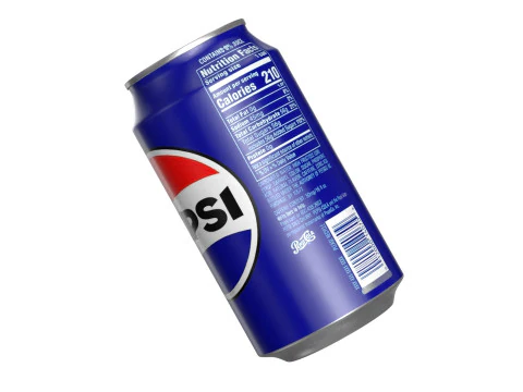 Pepsi Drink Can 355ml PBR 11 3D Model