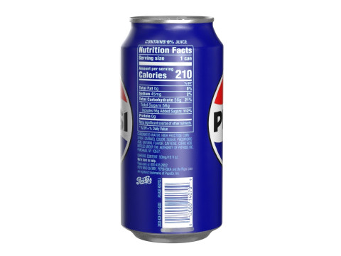 Pepsi Drink Can 375ml PBR 12 3Dモデル
