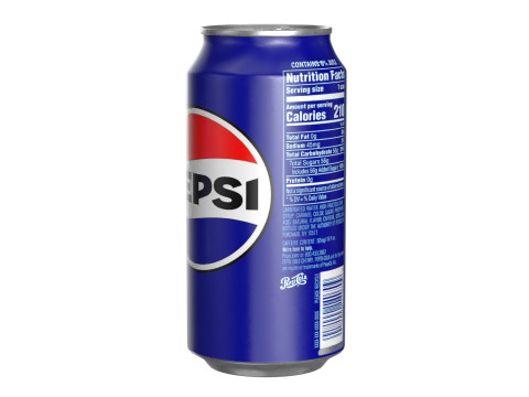 Pepsi Drink Can 375ml PBR 12 3Dモデル