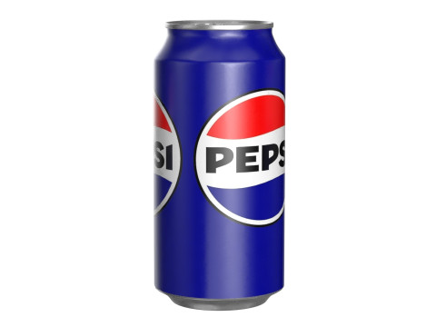 Pepsi Drink Can 375ml PBR 12 3Dモデル