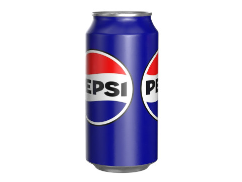 Pepsi Drink Can 375ml PBR 12 3Dモデル