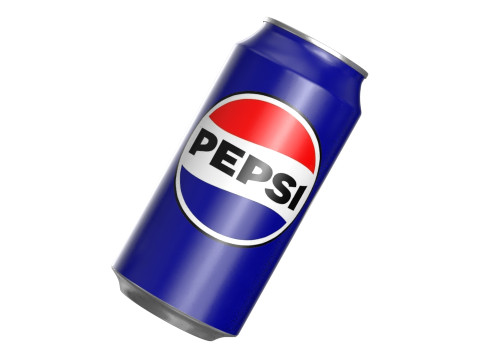 Pepsi Drink Can 375ml PBR 12 3Dモデル