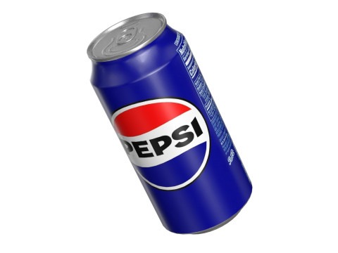 Pepsi Drink Can 375ml PBR 12 3Dモデル