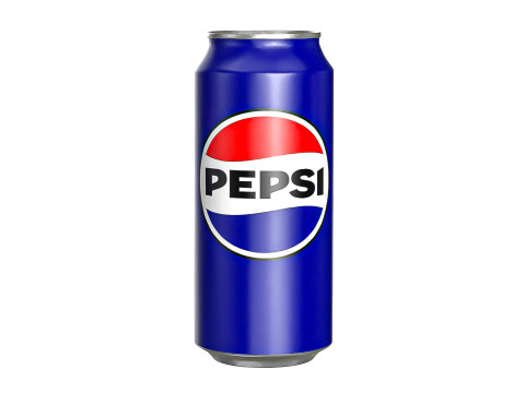 Pepsi Drink Can 473ml PBR 13 3D Model