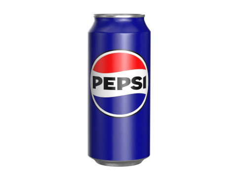 Pepsi Drink Can 473ml PBR 13 3D Model