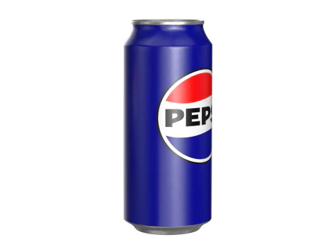 펩시 음료 캔 473ml PBR 13 3D 모델