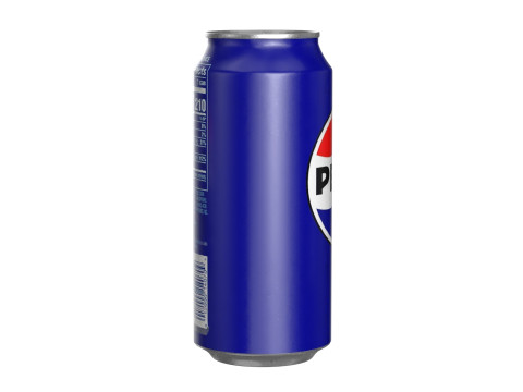 Pepsi Drink Can 473ml PBR 13 3D Model