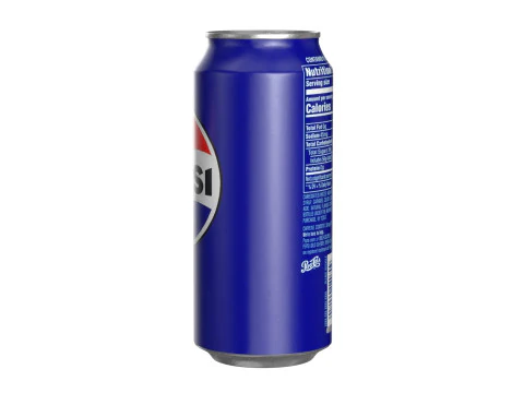 펩시 음료 캔 473ml PBR 13 3D 모델