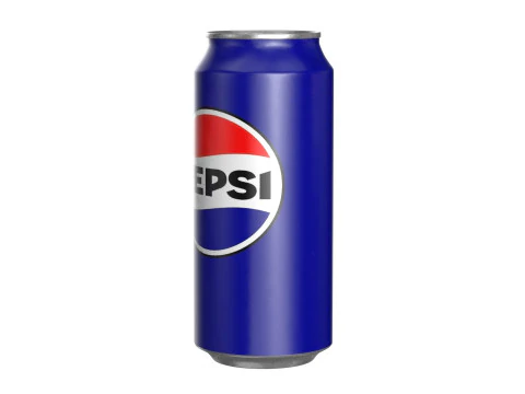 펩시 음료 캔 473ml PBR 13 3D 모델
