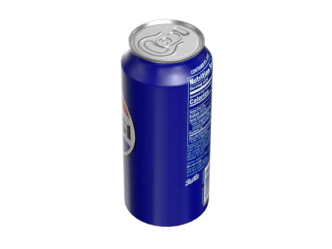 펩시 음료 캔 473ml PBR 13 3D 모델