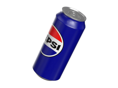 Pepsi Drink Can 473ml PBR 13 3D Model