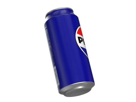 Pepsi Drink Can 473ml PBR 13 3D Model