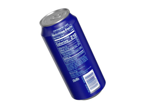 펩시 음료 캔 473ml PBR 13 3D 모델