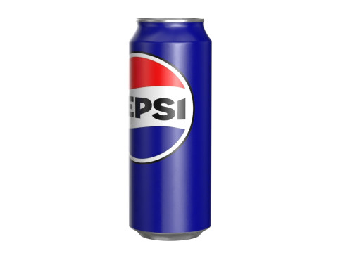 Pepsi Drink Can 500ml PBR 14 Modelo 3D