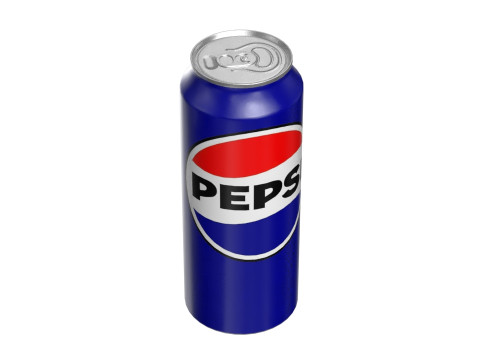 Pepsi Drink Can 500ml PBR 14 Modelo 3D