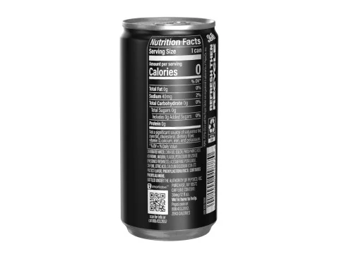 Pepsi Zero Drink Can Slim 190ml 01 3D Model